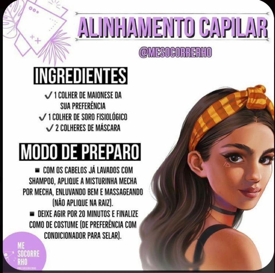 Moda alinhamento capilar