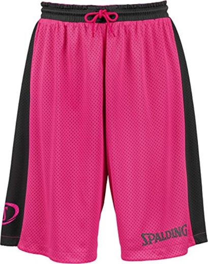 Spalding Essential Reversible P Shorts de Basquetball con Cinturilla Elástica y Logo,