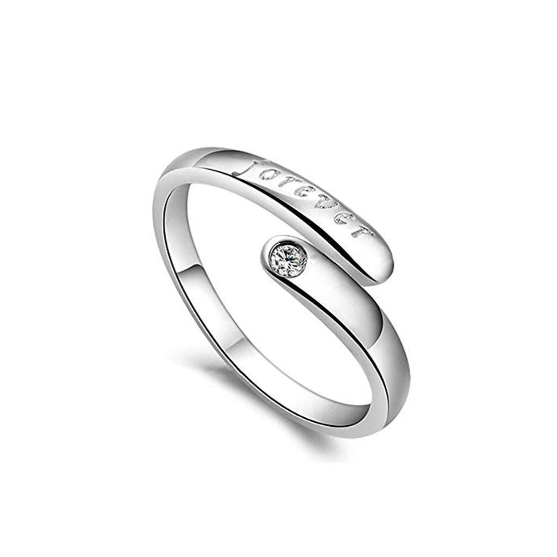 Product WANGJIA Anillos Anillo De Plata De Ley 925 Anillos De Cz para Mujeres Joyería Anel Feminino Anillos Mujer Aneis Bague Femme Joyería