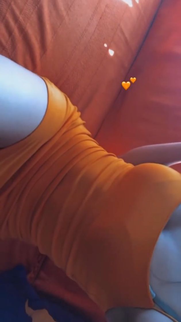 Moda Vestido naranja entallado
