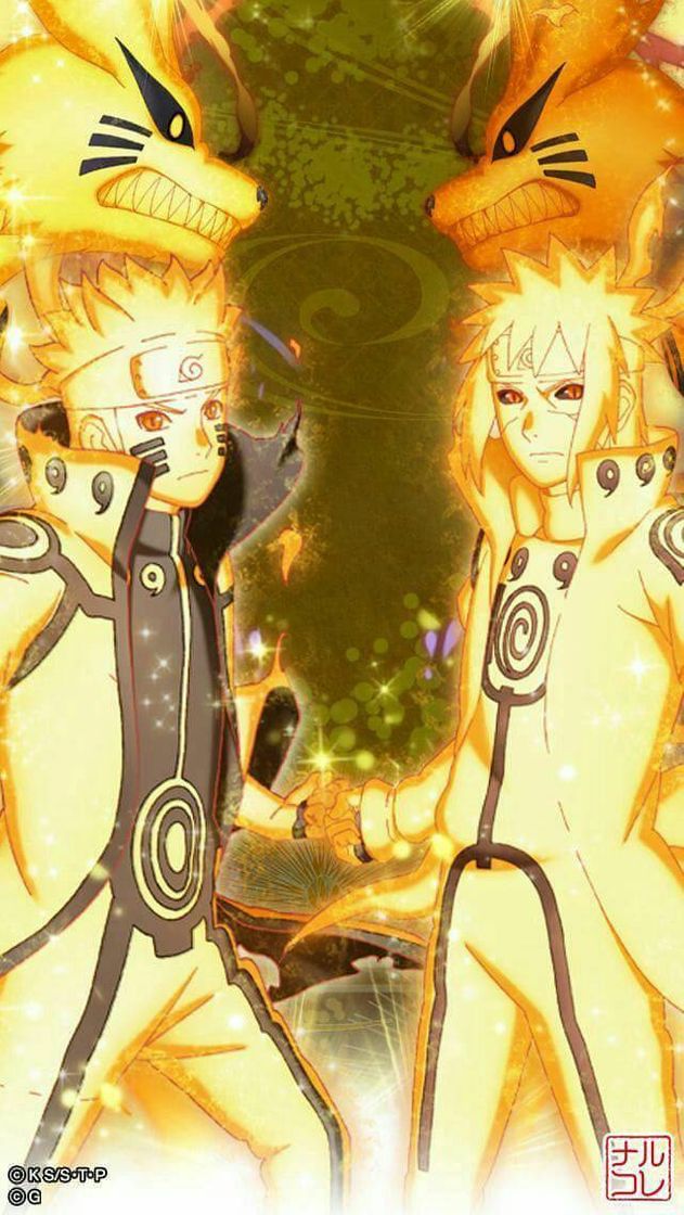 Naruto e Minato 💙