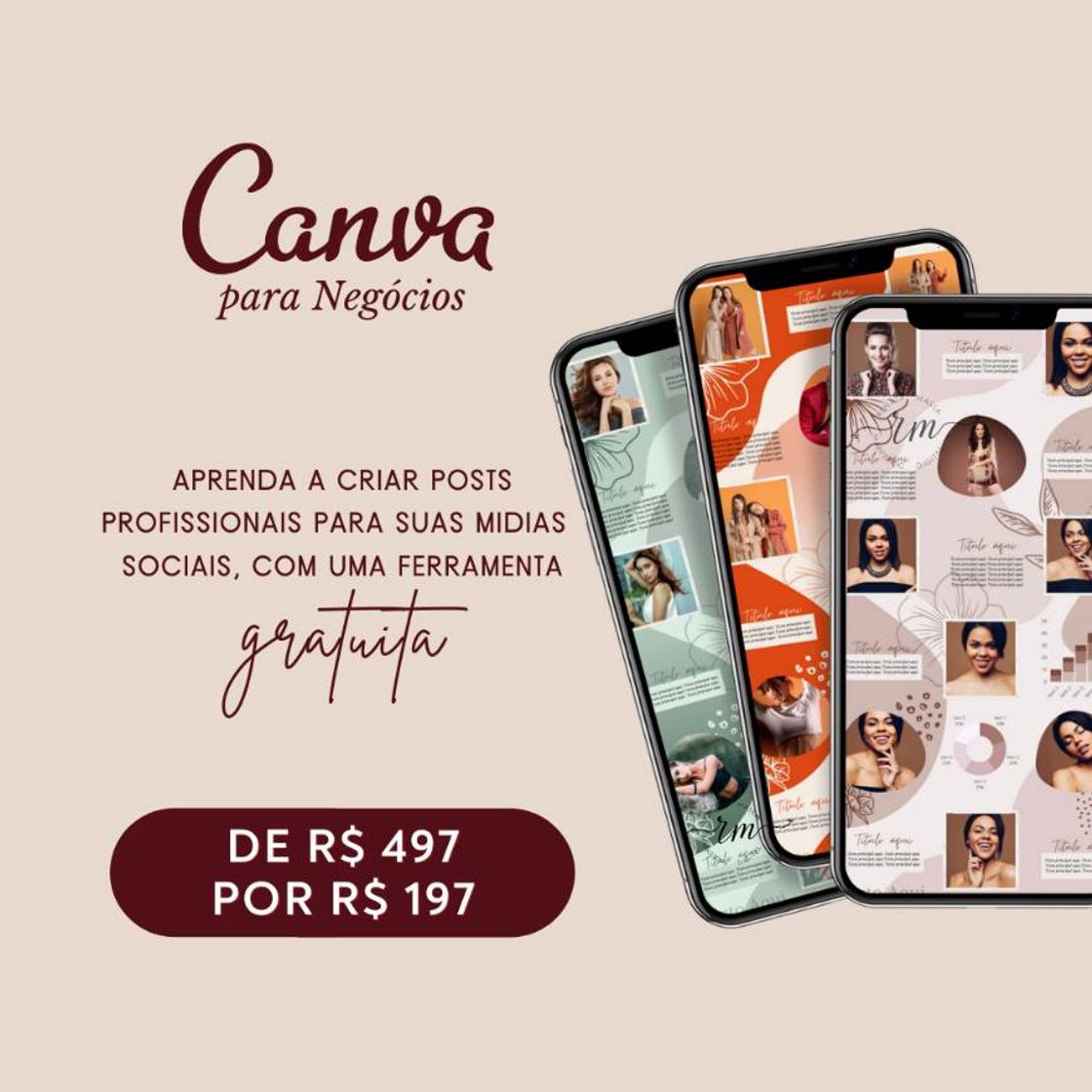 Fashion Canva para negócios. Leve seu negócio para o próximo nível.