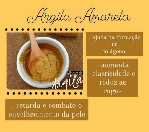 Argila Amarela ✨ R$1,70