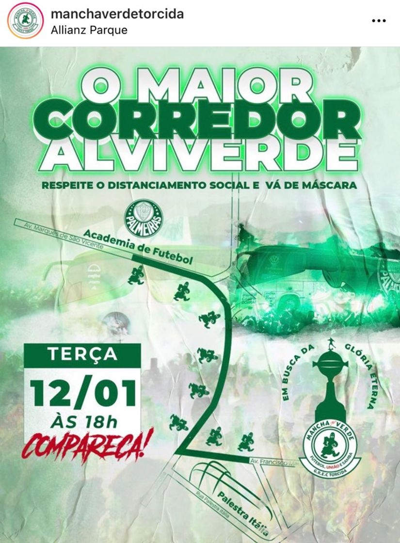 Moda Maior corredor alviverde