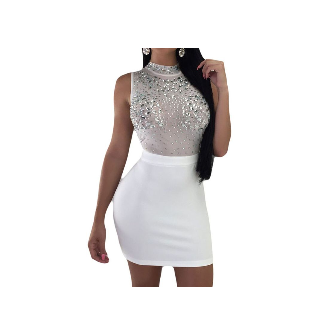 Social Sexy paillette malha legging vestido feminino 