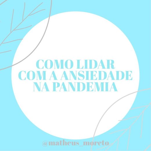 Como lidar com a ansiedade na pandemia 