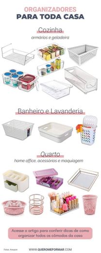 Dicas de como organizar ✅