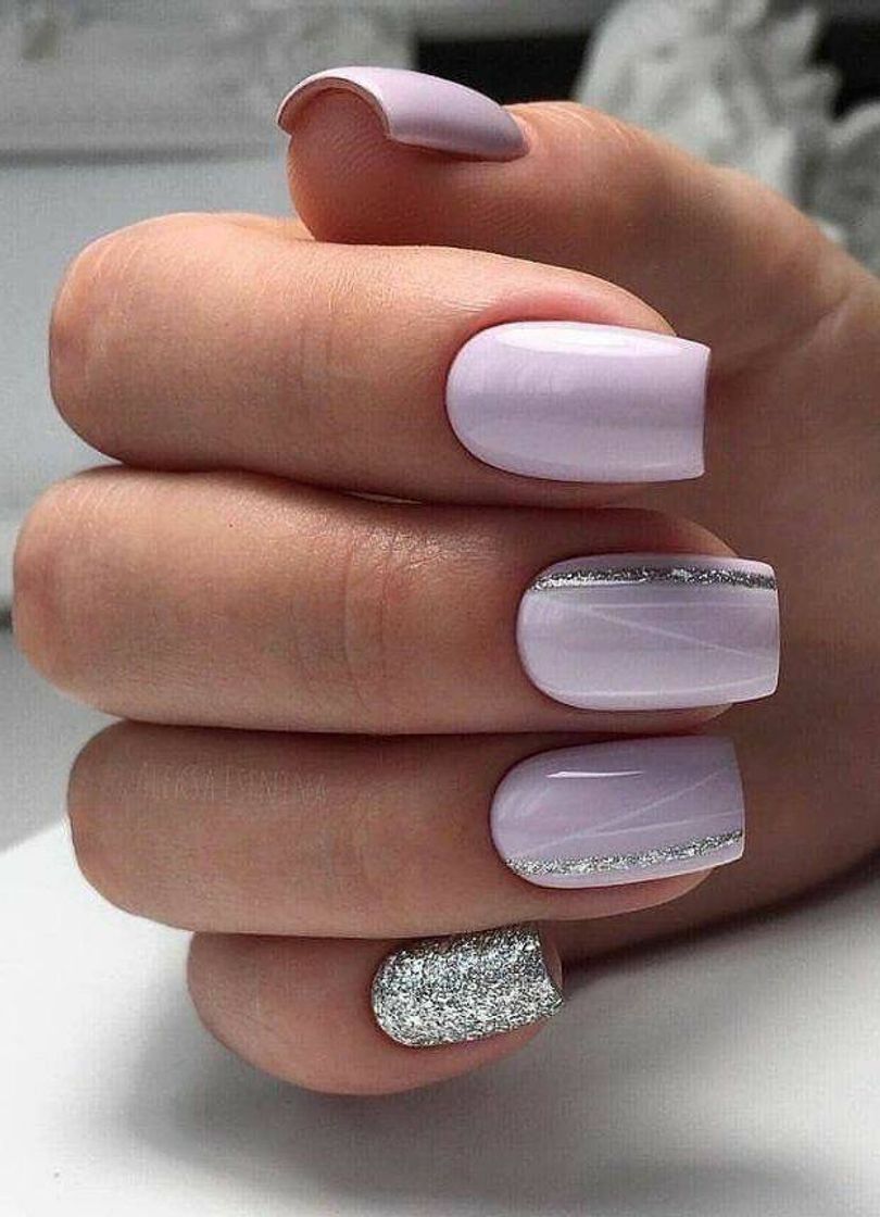 Moda Unhas lilás 💜