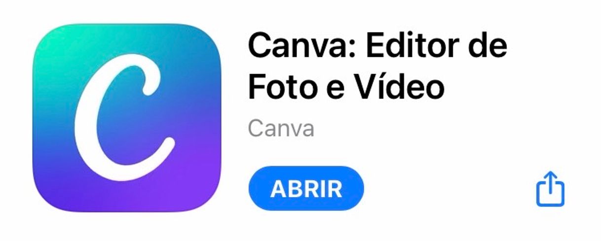 App ‎Canva: Editor de Foto e Vídeo na App Store