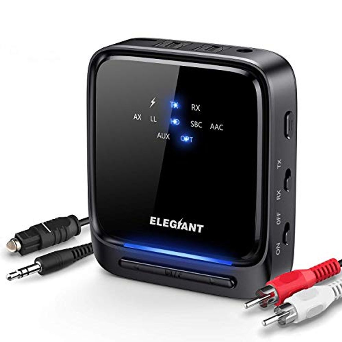 Electrónica ELEGIANT Transmisor Bluetooth 5.0