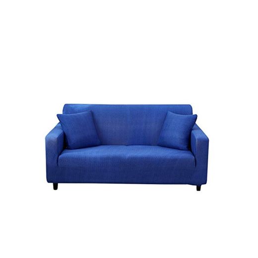 Funda elástica para sofá con asientos dobles reposabrazos en forma de L