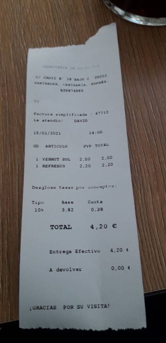 Restaurantes Vermuteria de vicio