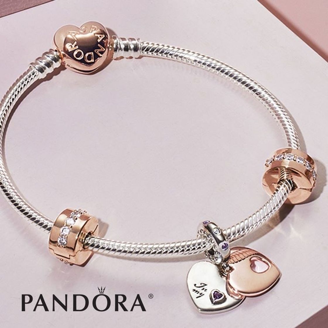 Fashion Pulseira Pandora retired charm