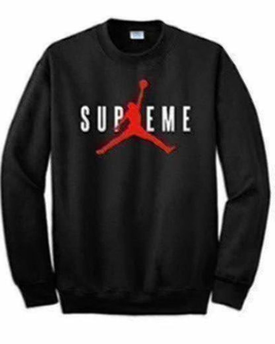 Moda ARTIST - Sudadera con impresión Supreme Michael Jordan 23