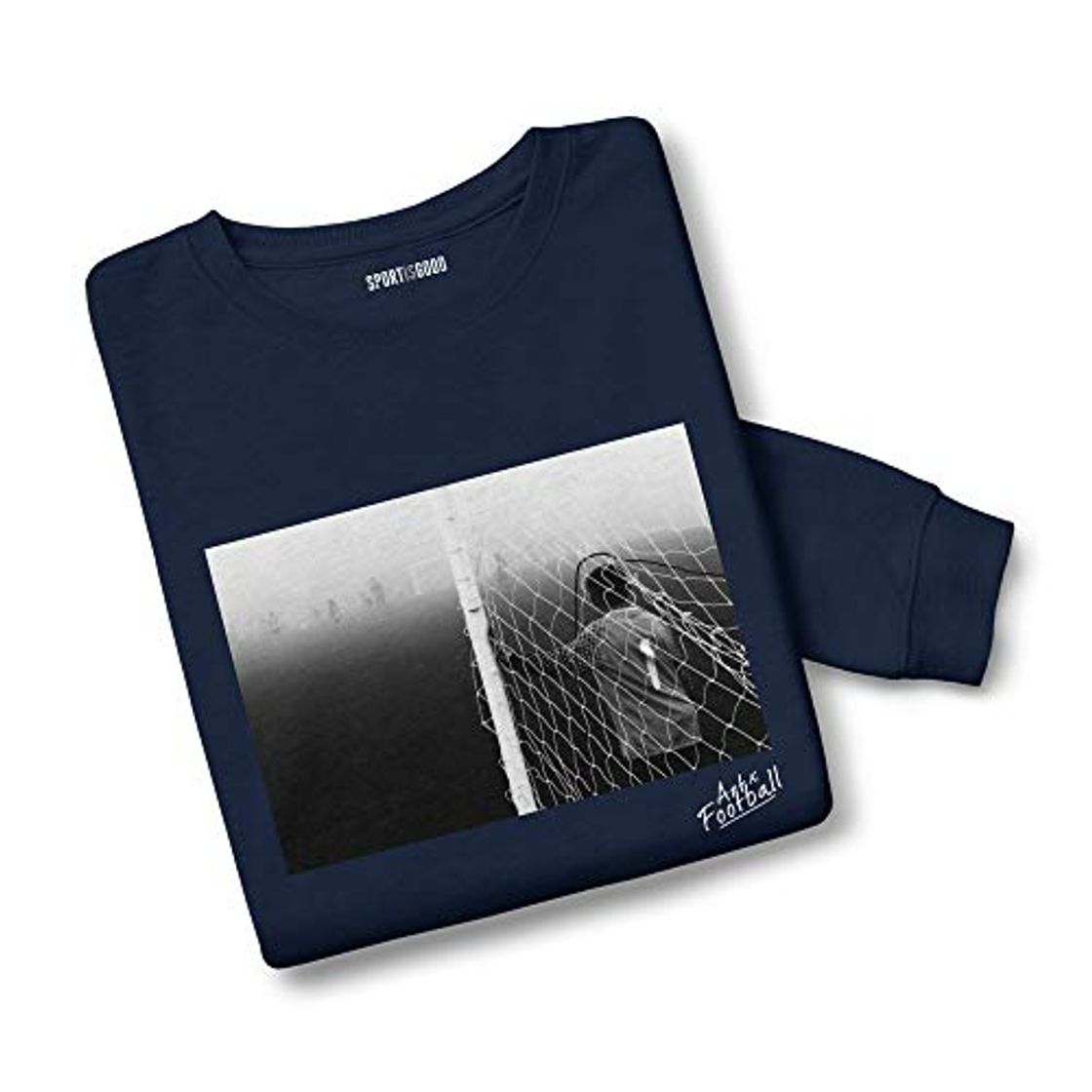 Social Sport is Good Sweatshirt Mixte Black & White Art x Football