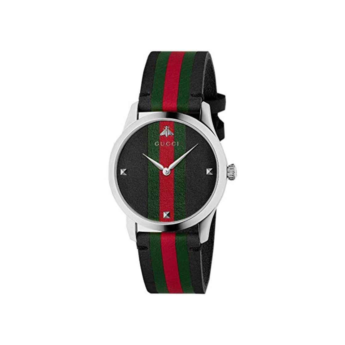 Social Reloj Gucci YA1264079 Negro Acero 316 L Unisex