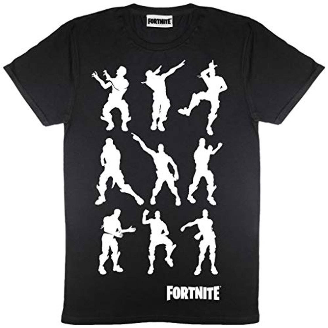 Fashion Fortnite emotes Baile Novio Camiseta Apta de Las Mujeres Negro 2XL