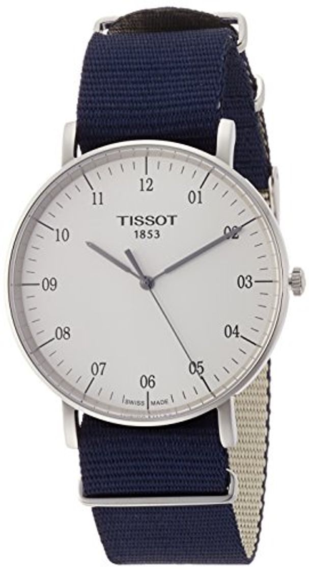 Product Tissot Reloj Analógico para Unisex Adultos de Cuarzo con Correa en Tela