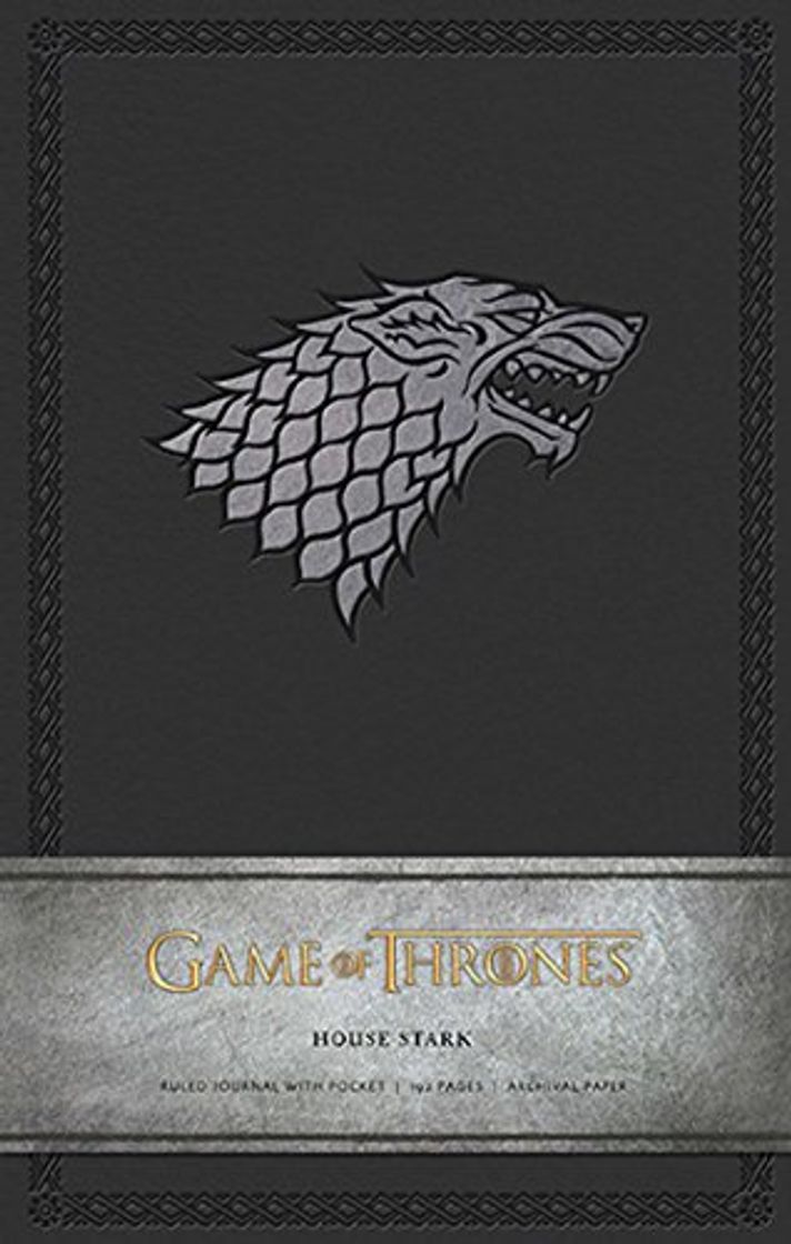 Libro Game of Thrones: House Stark Hardcover Ruled Journal