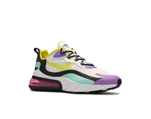 Nike Air Max 270 React White Yellow Pink