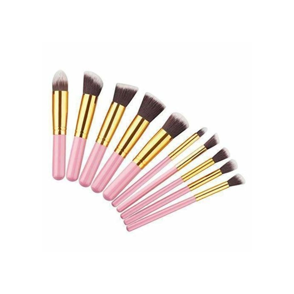 Social Fat Mashroom 10 pezzi Set di pennelli trucco professionale Min Maquiagem Beauty