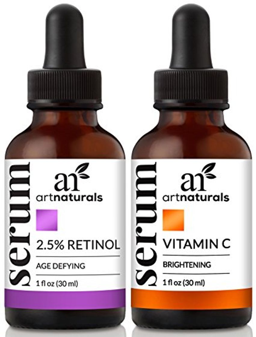 Lugares ArtNaturals Set De Sérums De Vitamina C Y De Retinol,