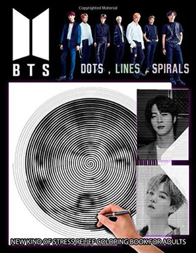 BTS Dots Lines Spirals Coloring Book