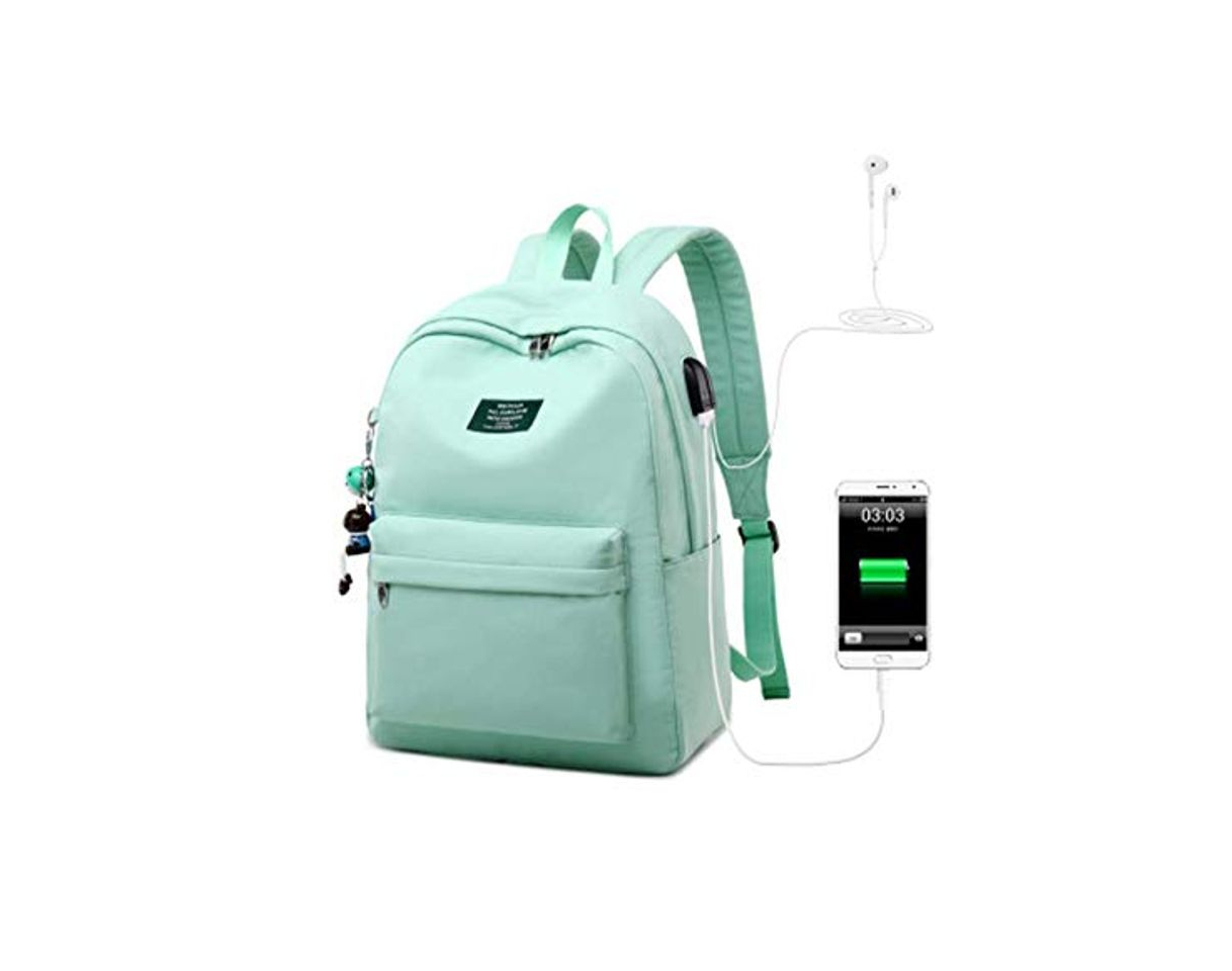 Products QXYOUNGB Mochila para portátil con impresión en Color sólido para niñas Colgante