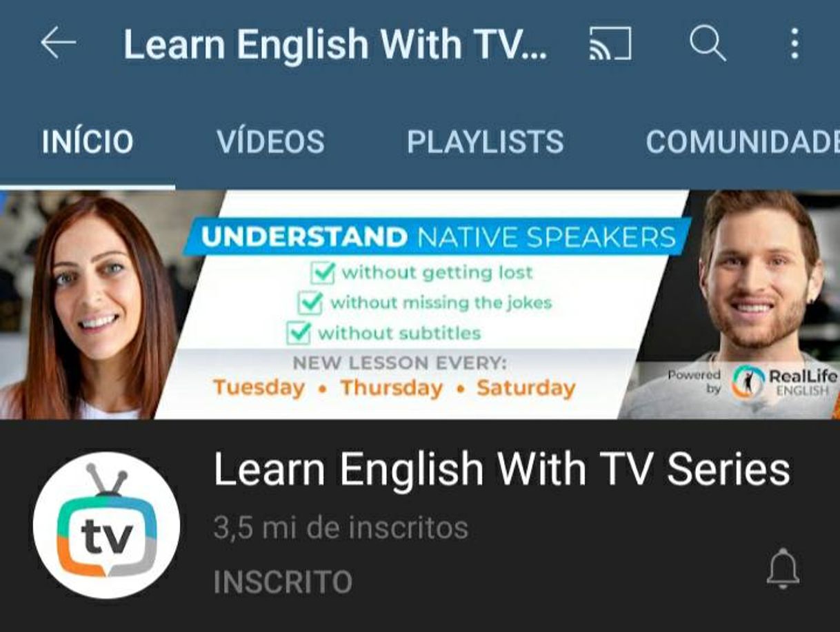 Social Learn English With TV Series ( canal )