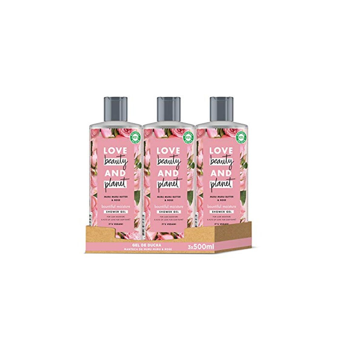 Producto Love Beauty and Planet Gel de Ducha para Piel seca, Manteca de