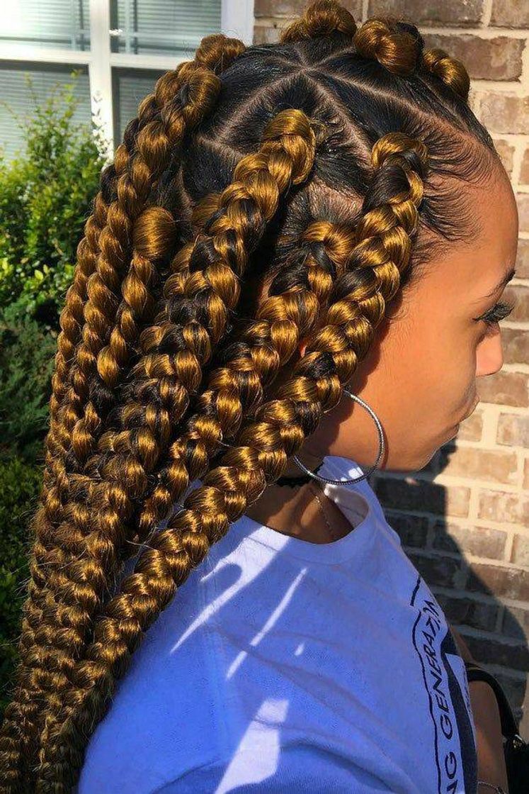 Moda Box Braids Grossas 