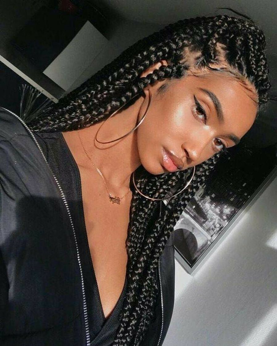 Fashion Inspirações de box braids grossas