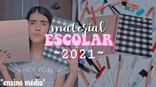 Material escolar 2021 - Youtube