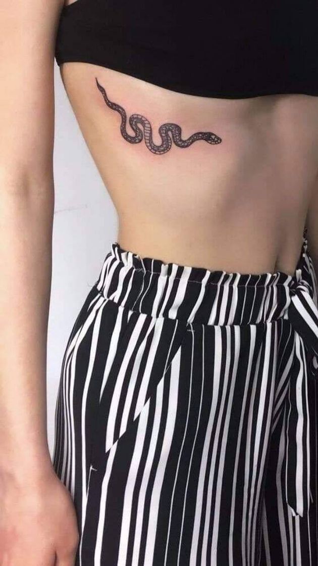 Fashion snake tattoo