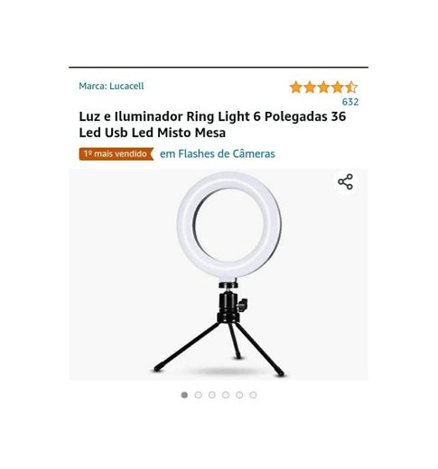 Luz  e iluminador Ring ling 6 de 36 polegadas