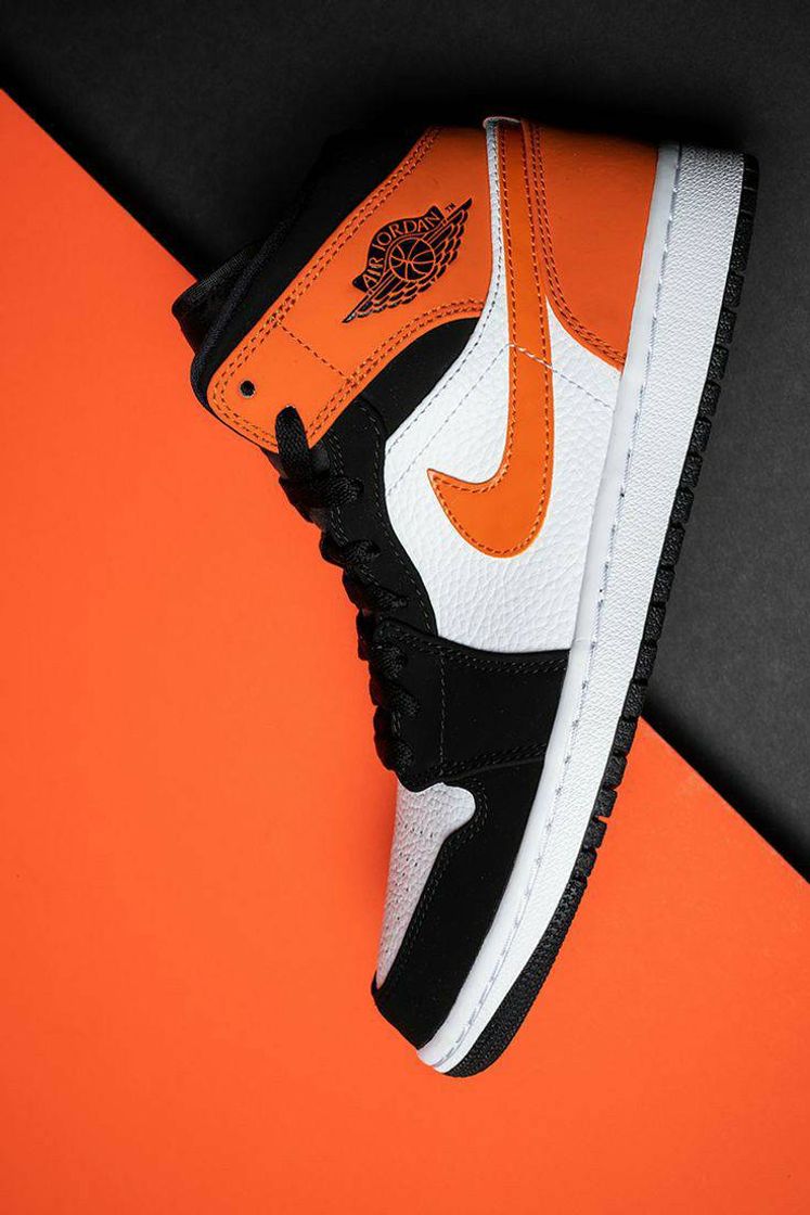 Moda Nike air jordan 1 laranja e preto