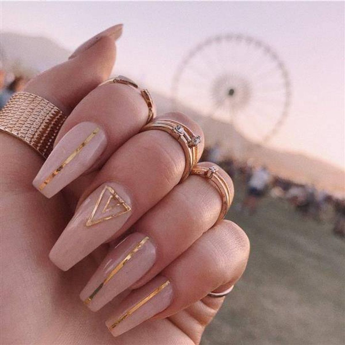 Moda Unhas Ballerina 