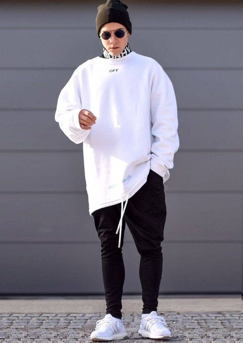 Fashion Moletom Branco
