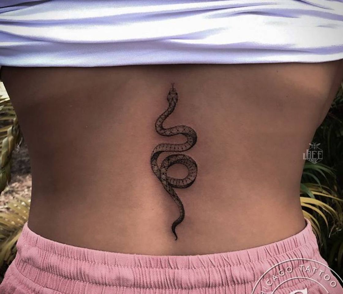 Moda tatuagem cobra