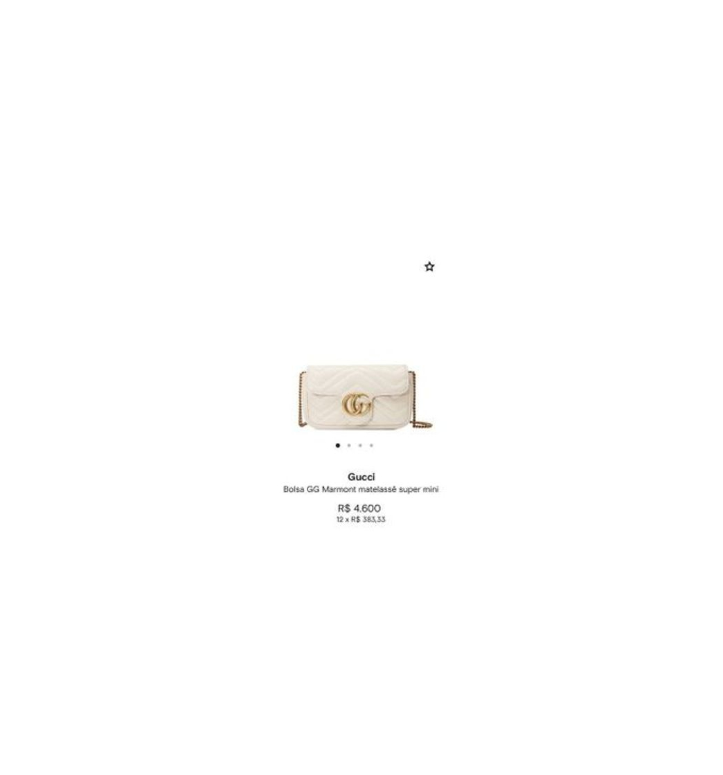 Fashion Gucci Bolsa GG Marmont Matelassê Super Mini