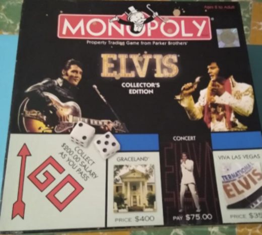 Monopoly Elvis colector edition.