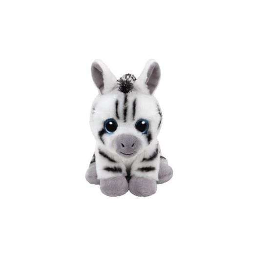 TY - Beanie Babies Stripes, peluche zebra, 15 cm