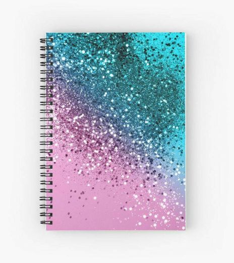Caderno Glitter 🌈