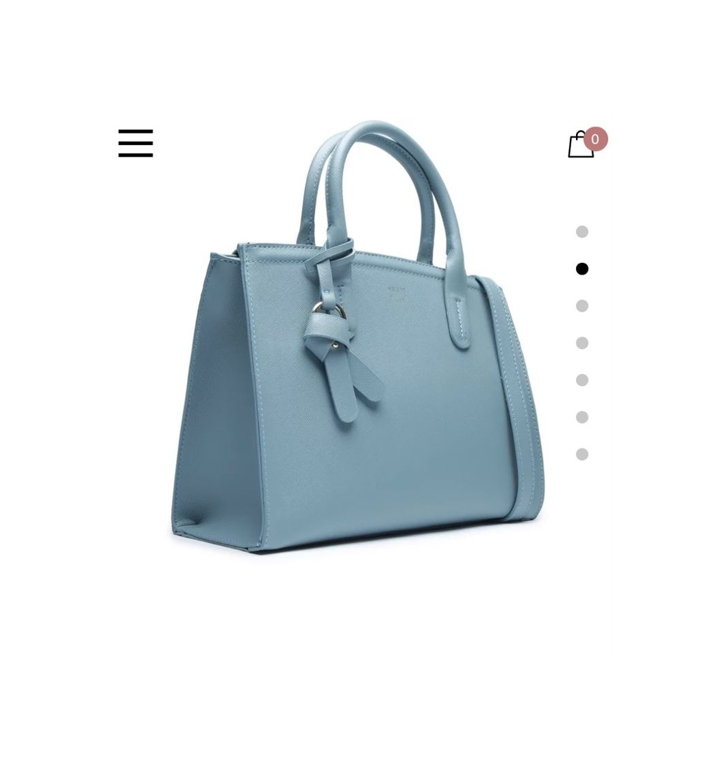 Moda Bolsa Tote Azul Laura Grande 