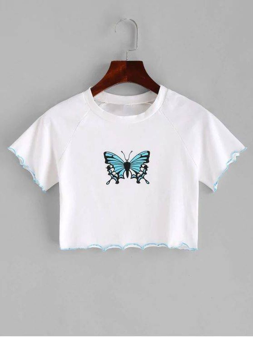 Moda T-shirt butterfly