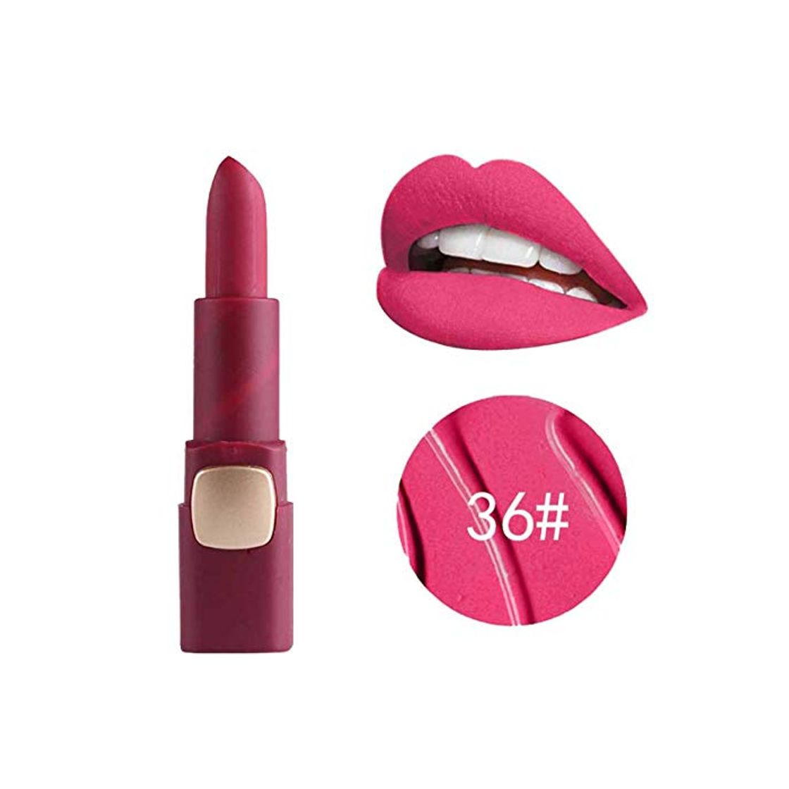 Social HaiQianXin Mate Lápices Labiales Maquillaje Pigmentos Cosméticos de Color Desnudo Hidratante Sexy
