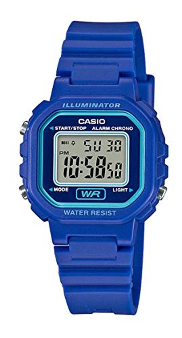 Products Casio Reloj Digital para Mujer de Cuarzo con Correa en Resina LA