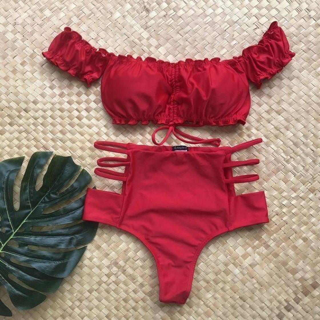 Fashion Vamos de vermelho para arrasar ♥️👙