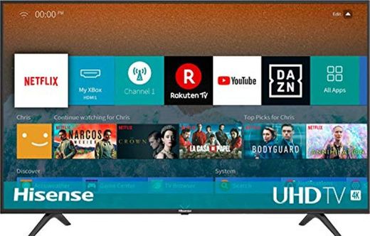 Hisense H43BE7000 - Smart TV ULED 43' 4K Ultra HD con Alexa