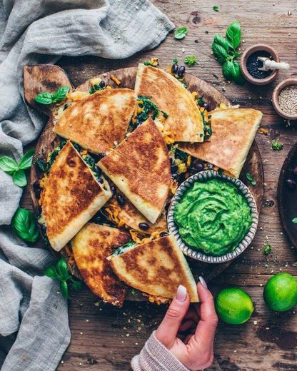  Vegan quesadillas batata doce